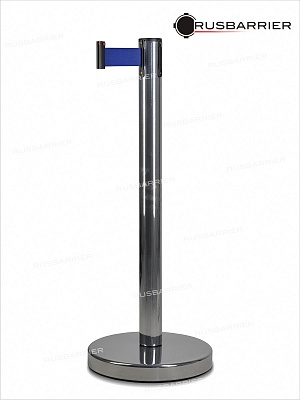 Ограждения с вытяжной лентой в музей BSLN-326333 CHROME BLUE