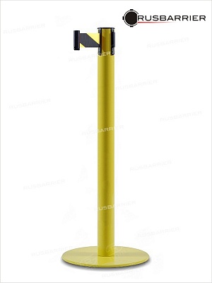 Cтойка с лентой 2 метра BSLN-316332 YELLOW yellow/black