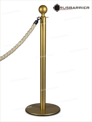 Ограждения с канатом для выставки SK-315032 gold
