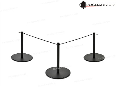 Стойка серии SOFTLine под эластичный шнур H=300 SR-31253 BLACK